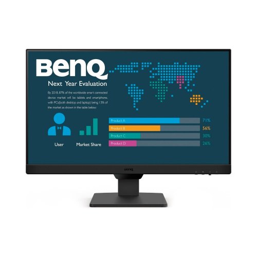 Монітор BenQ 23,8 IPS, 1920х1080, 100 Гц, 5 мс, 2xHDMI 1.4, 1xDP 1.2, Black