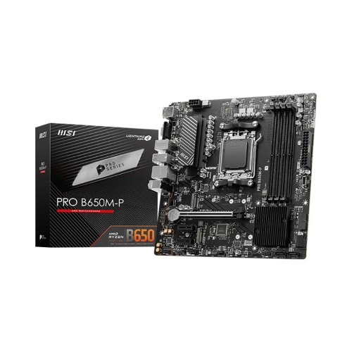 Материнcька плата MSI PRO B650M-P sAM5 B650 4xDDR5 HDMI DP mATX