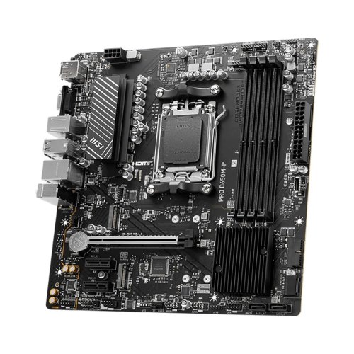 Материнcька плата MSI PRO B650M-P sAM5 B650 4xDDR5 HDMI DP mATX