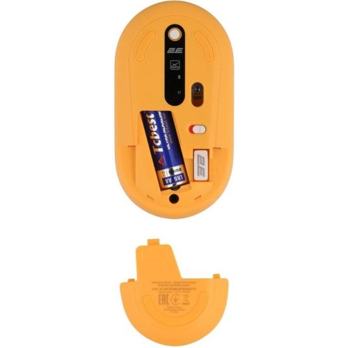Мишка бездротова, 2E MF300 CAPYBARA SUNSET Silent WL BT, жовтий