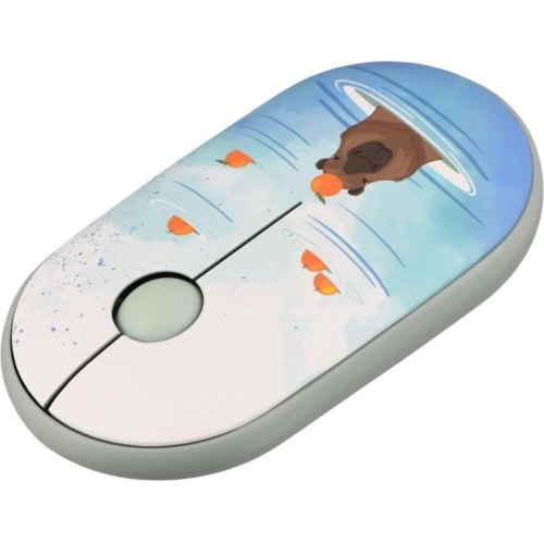 Мишка бездротова, 2E MF300 CAPYBARA TANGERINE Silent WL BT, зелений