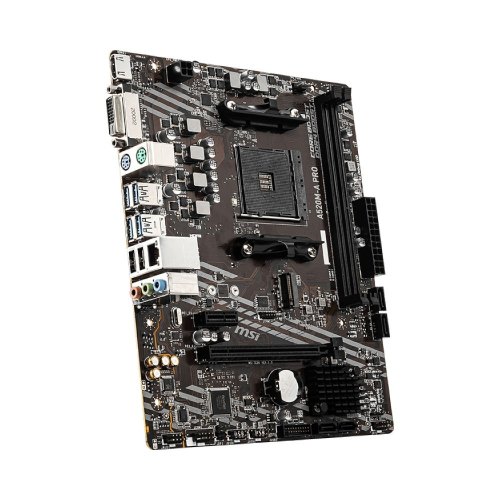 Материнcька плата MSI A520M-A PRO sAM4 A520 2xDDR4 HDMI DVI M2 mATX