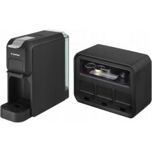 Кавоварка Catler ES 721 Porto B капсульна 0.8л, капсули, мелена кава, механічне керування, + бокс для адаптерів та капсул, чорний