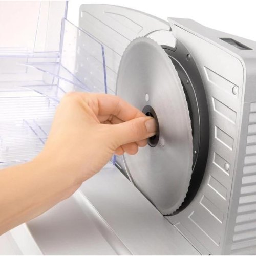 Скиборізка Sencor, 100Вт, лезо-нержавіюча сталь, діаметр ножа-170мм, корпус-метал/пластик, сірий