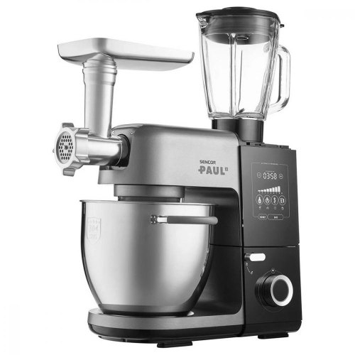 Кухонна машина Sencor Paul 3 1800Вт, чаша-метал, корпус-метал, насадок-15, метал