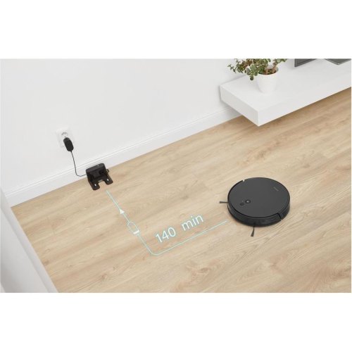 Робот-пилосос Sencor, 1000Вт, 3000Па, h=7.5см, вологе прибирання, конт пил -0.34л, вода -0.25л, автон. робота до 140хв, вага-3.5кг, НЕРА, чорний