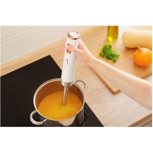 Блендер Sencor заглибний Accu technology, 200Вт, 3в1, чаша-800мл, безпровідний, USB-C, білий