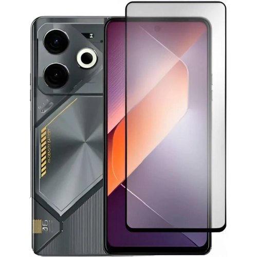Захисне скло BeCover для Tecno POVA 6 (LI7) 6.78 Black (711580)
