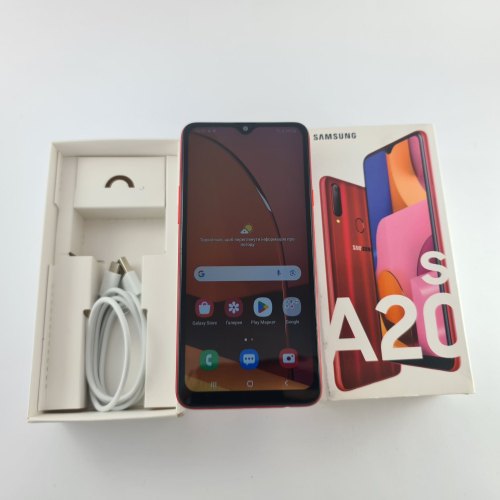 Смартфон Samsung Galaxy A20s (A207F) 32Gb Red (SM-A207FZRDSEK) USED **