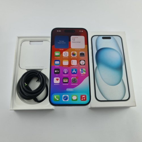 Смартфон iPhone 15 128GB Blue,Model A3090 USED **