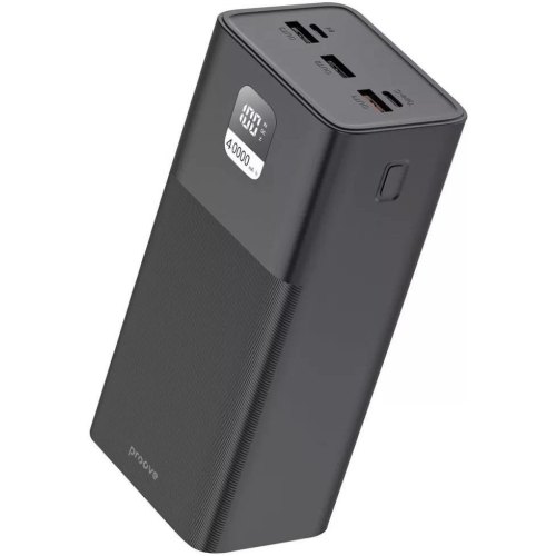 Зовнішній акумулятор Power Bank Proove Giant 100W 40000mAh Black