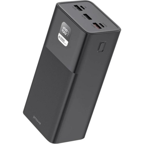 Зовнішній акумулятор Power Bank Proove Giant 100W 40000mAh Black