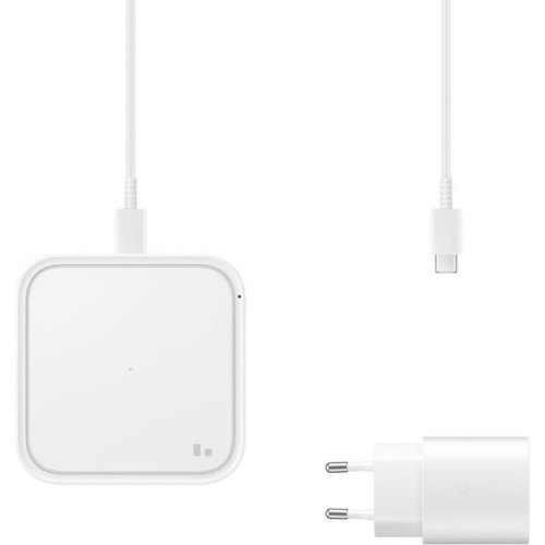 Бездротовий зарядний пристрiй Samsung 15W EP-P2400TWEGEU Wireless Charger Pad with TA White