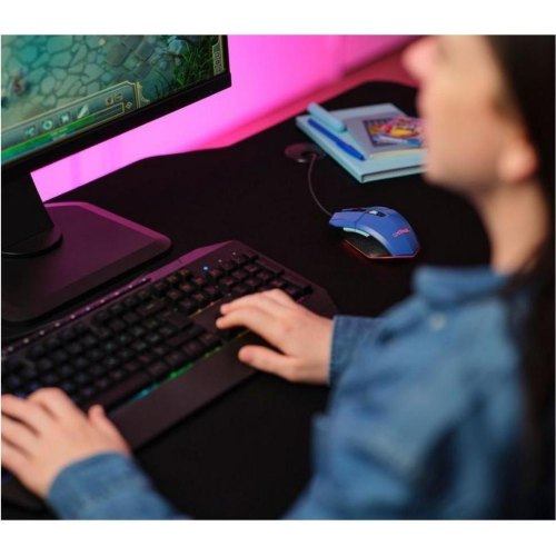 Мишка дротова Trust GXT 109 FELOX RGB Blue