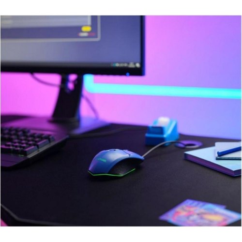 Мишка дротова Trust GXT 109 FELOX RGB Blue
