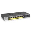 Комутатор NETGEAR GS110TP 8xGE PoE+, 2xGE SFP, керований L2