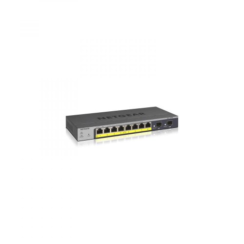 Комутатор NETGEAR GS110TP 8xGE PoE+, 2xGE SFP, керований L2