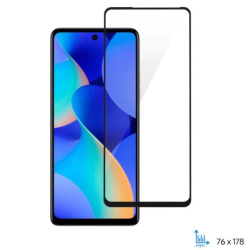 Захисне скло 2E для TECNO Spark 10 Pro (KI7), 2.5D FCFG,(1 Pack),black border