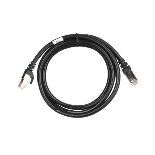 Патч-корд 2E Cat 6, S-FTP екран. фольга з обплетенням, RJ45, 4Х2 27AWG, 7/0.14 Cu, 1.50 m, PVC, Black