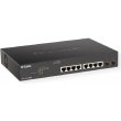 Комутатор D-Link DGS-1100-10MPV2 8xGE PoE 2xSFP, 130Вт, EasySmart