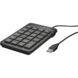 Клавіатура дротова Trust Xalas USB Numeric Keypad BLACK