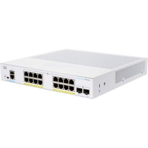 Комутатор Cisco CBS250 Smart 16-port GE, PoE, 2x1G SFP