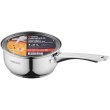 Ківш ARDESTO Gemini Gourmet, скляна кришка, 1.2 л, нержавіюча сталь