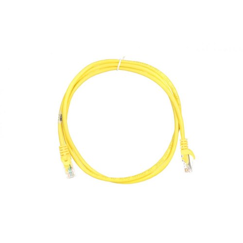 Патч-корд 2E  САТ 5e, UTP, 1.20м, 26AWG, RJ45, 7/0.16, Cu, PVC, жовтий