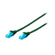 Патч-корд Digitus Патч-корд Digitus Cat 5e UTP, 1м, AWG 26/7, PVC, зелений