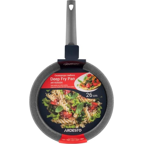 Сковорода ARDESTO Gemini Gourmet Apulia 26 см, сірий, алюміній