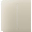 Кнопка бокова для двоклавішного вимикача SideButton 2-gang for LightSwitch Jeweler, бездротовий, ivory