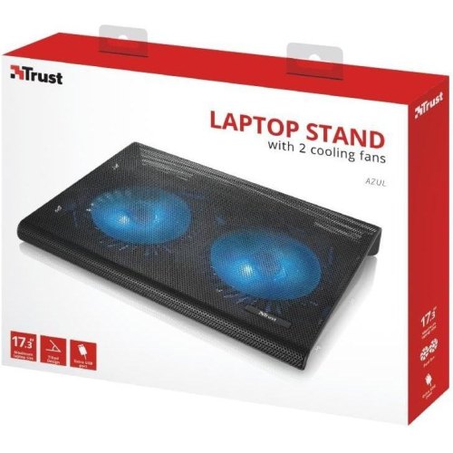 Підставка для ноутбука Trust Azul (17.3') BLUE LED Black