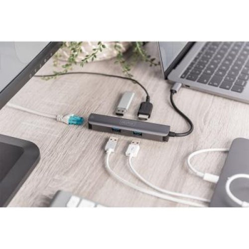 Док-станція DIGITUS USB-C, 5 Port