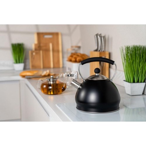 Чайник ARDESTO Black Mars, 3 л, чорний, нержавіюча сталь