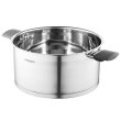 Каструля ARDESTO Gemini, скляна кришка, 5.2 л, нержавіюча сталь