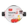 Каструля ARDESTO Gemini, скляна кришка, 5.2 л, нержавіюча сталь