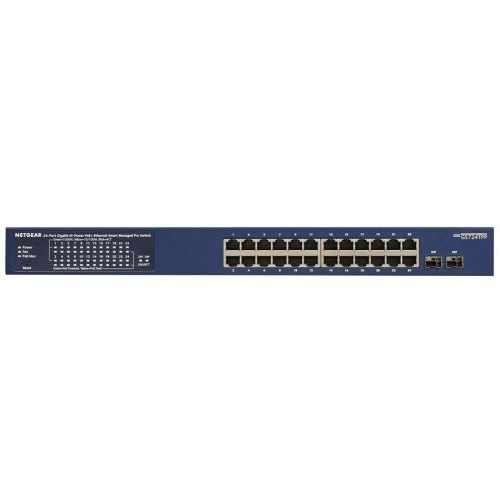 Комутатор NETGEAR GS724TPP 24x1GE PoE+(380Вт), 2xSFP, керований
