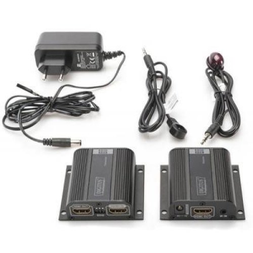 Подовжувач HDMI Digitus extender over UTP 50m, Black