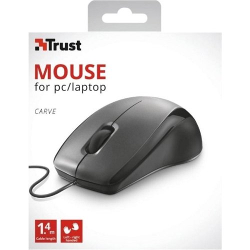 Мишка дротова Trust Trust Carve USB Black