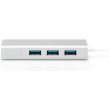 Концентратор DIGITUS DIGITUS USB-C - USB 3.0 3 Port Hub + Gigabit Ethernet