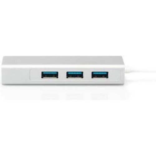 Концентратор DIGITUS DIGITUS USB-C - USB 3.0 3 Port Hub + Gigabit Ethernet