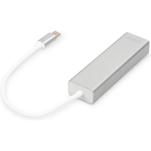 Концентратор DIGITUS DIGITUS USB-C - USB 3.0 3 Port Hub + Gigabit Ethernet