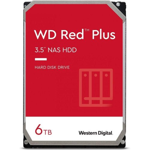 Жорсткий диск WD Red Plus NAS 6TB 3.5' 5400 256MB SATA