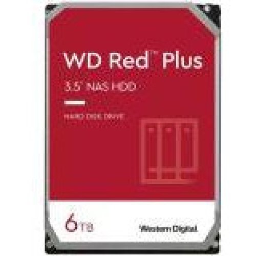 Жорсткий диск WD Red Plus NAS 6TB 3.5' 5400 256MB SATA