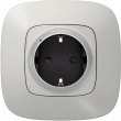 Розумна розетка 2К + З (Valena Allure with NETATMO) [Алюміній]