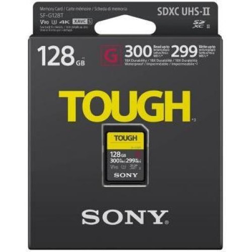 microSDXC  Sony 128GB SDXC C10 UHS-II U3 V90 R300/W299MB/s Tough