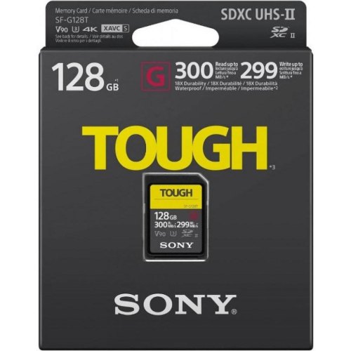 microSDXC  Sony 128GB SDXC C10 UHS-II U3 V90 R300/W299MB/s Tough