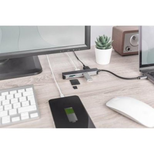 Док-станція DIGITUS Travel USB-C, 5 Port