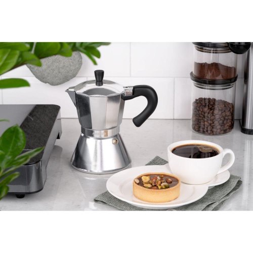 Гейзерна кавоварка ARDESTO Gemini Piemonte, 6 чашок, алюміній