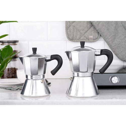 Гейзерна кавоварка ARDESTO Gemini Piemonte, 6 чашок, алюміній